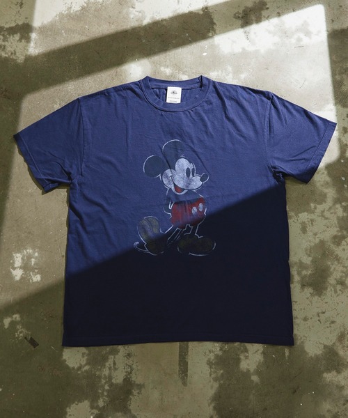 未使用タグ付き Goodwear ミッキー プリントTシャツ 定価8,690円 Goodwear グッドウェア Micky Vintage Print tee ミッキーマウス