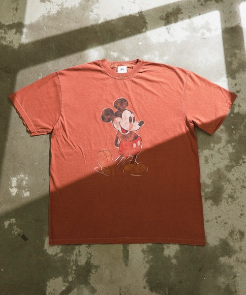 未使用タグ付き Goodwear ミッキー プリントTシャツ 定価8,690円 Goodwear グッドウェア Micky Vintage Print tee ミッキーマウス