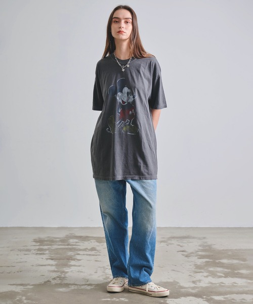 Disney(ディズニー)の「Goodwear グッドウェア Disney Vintage Collection Micky Print tee ディズニー ヴィンテージコレクション ミッキーマウス プリントTシャツ(Tシャツ/カットソー・メンズ・ブラック/オリーブ/ネイビー/マスタード/オレンジ・M/L/XL)」の21枚目の写真