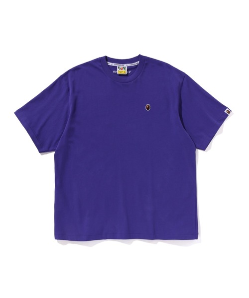 A BATHING APE(アベイシングエイプ)の「ONE POINT RELAXED FIT TEE(Tシャツ/カットソー・メンズ・パープル/グリーン/ブラウン/グレー/アイボリー/ブラック・SMALL/LARGE/X-LARGE/MEDIUM/XX-LARGE)」の1枚目の写真