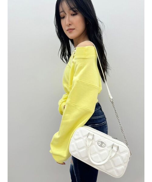 S GYDA キルティング ハンドバッグ セール】キルティングrectangle BAG（ハンドバッグ）｜GYDA