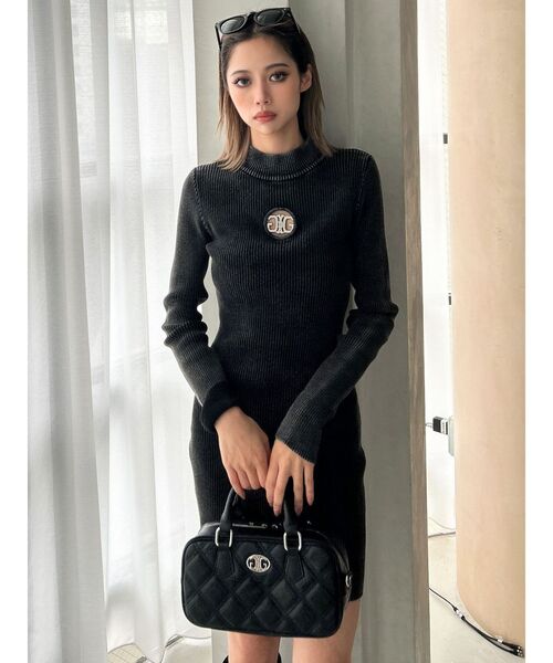 GYDA（ジェイダ）の「キルティングrectangle BAG（ハンドバッグ・レディース・オフホワイト/ブラック・FREE）」の12枚目の写真