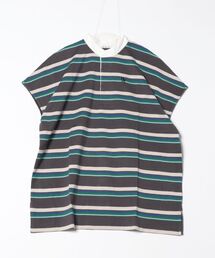 H.A.K（ハク）の「30／2天竺ボーダーチュニックカットソー（Tシャツ/カットソー）」