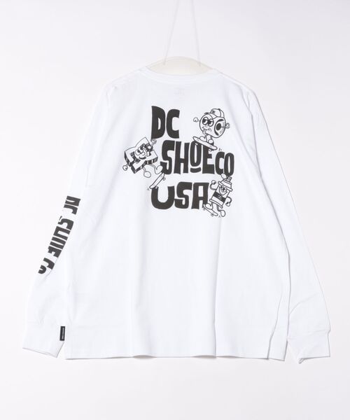 DC（ディーシー）の「【限定】DC/ディーシー 長袖Tシャツ/ロンT バックプリント DLT254060M（Tシャツ/カットソー・メンズ・ホワイト/ブラック・M/XL/L）」の15枚目の写真