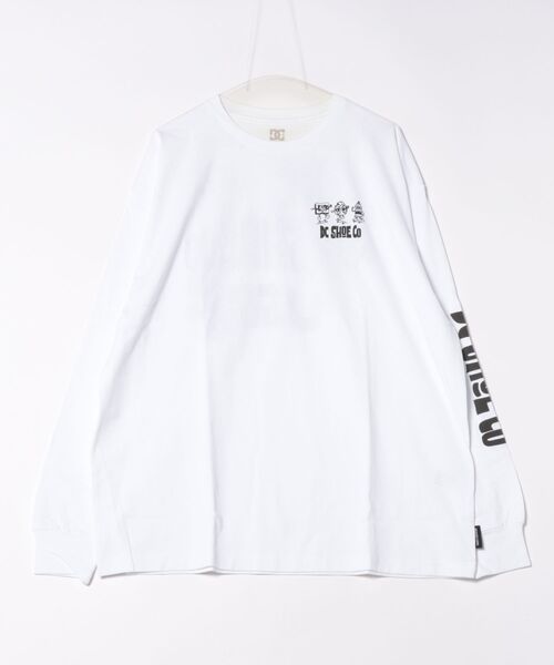DC（ディーシー）の「【限定】DC/ディーシー 長袖Tシャツ/ロンT バックプリント DLT254060M（Tシャツ/カットソー・メンズ・ホワイト/ブラック・M/XL/L）」の17枚目の写真