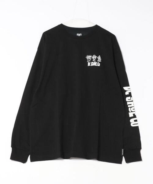 DC（ディーシー）の「【限定】DC/ディーシー 長袖Tシャツ/ロンT バックプリント DLT254060M（Tシャツ/カットソー・メンズ・ホワイト/ブラック・M/XL/L）」の18枚目の写真