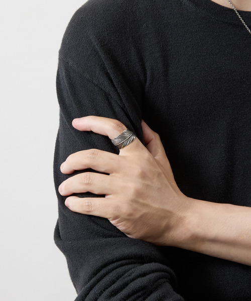 HARIM(ハリム)の「HARIM ハリム / HARIM FEATHER RING 3 シルバー925フェザーリング / HRR050 OX(リング・メンズ・シルバー・11号/12号/13号/14号/15号/16号/17号/18号/19号/20号/21号/22号/23号)」の3枚目の写真