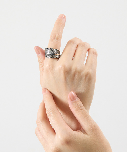HARIM(ハリム)の「HARIM ハリム / HARIM FEATHER RING 3 シルバー925フェザーリング / HRR050 OX(リング・メンズ・シルバー・11号/12号/13号/14号/15号/16号/17号/18号/19号/20号/21号/22号/23号)」の5枚目の写真