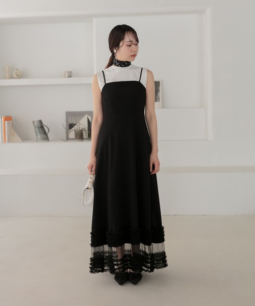 セール】【LEJA】チュールフリルセットアップドレスワンピース2