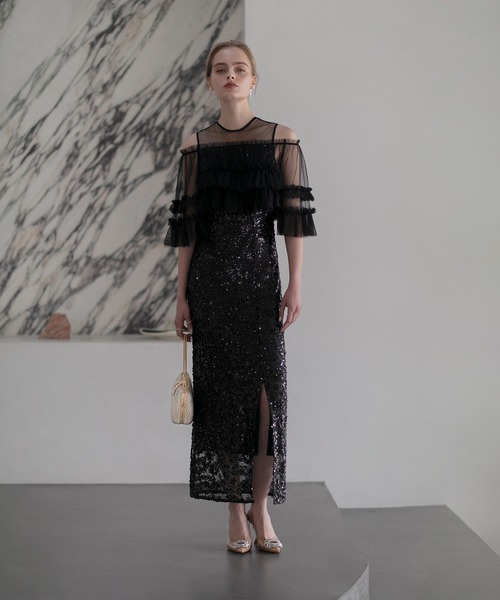 Leja(レジャ)の「【LEJA】2WAYプリーツビジューゴールドチェーンバッグ結婚式 パーティー 成人式 二次会 同窓会 お呼ばれ オケージョン 20代 30代(ハンドバッグ・レディース・シャンパン・FREE)」の6枚目の写真