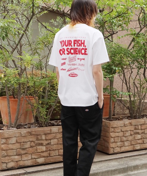 Russell Athletic(ラッセルアスレティック)の「Russell Athletic/ラッセルアスレティック×Berkley/バークレイ MULTI LOGO HEAVY COTTON JERSEY S/S T Tシャツ(Tシャツ/カットソー・メンズ・ブラック/ホワイト・XL/M/L)」の14枚目の写真
