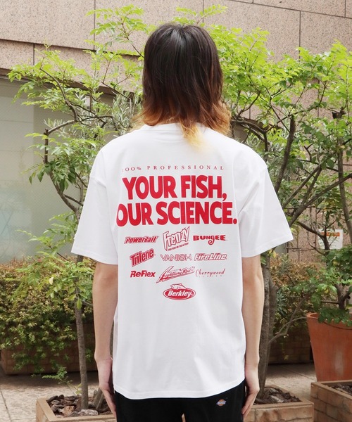 Russell Athletic(ラッセルアスレティック)の「Russell Athletic/ラッセルアスレティック×Berkley/バークレイ MULTI LOGO HEAVY COTTON JERSEY S/S T Tシャツ(Tシャツ/カットソー・メンズ・ブラック/ホワイト・XL/M/L)」の3枚目の写真