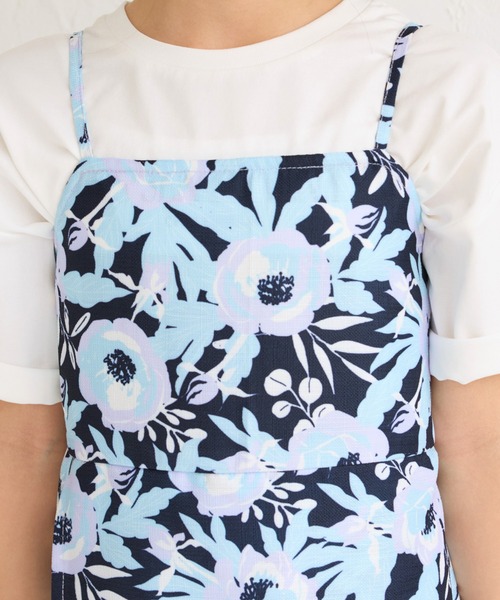 ROPE' PICNIC(ロペピクニック)の「【KIDS/キッズ】浴衣キャミワンピースセット(浴衣・キッズ・ネイビー/クリーム・S/M/L)」の4枚目の写真