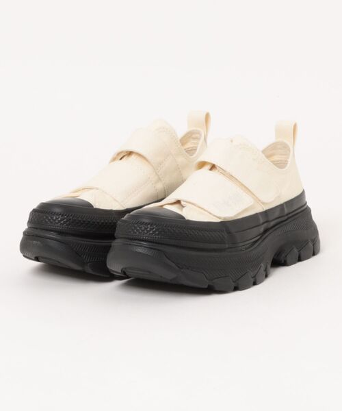CONVERSE(コンバース)の「《CONVERSE》ALL STAR TREKWAVE V-2 OX(スニーカー・レディース・ベージュ×ブラック/ブラック・23.5cm/24.0cm/24.5cm/23.0cm/22.5cm)」の1枚目の写真