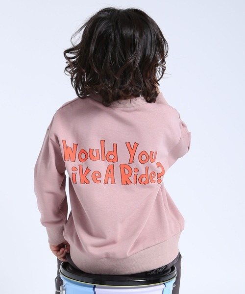 DILASH（ディラッシュ）の「ホットドッグトレーナー（スウェット・キッズ・ピンク/ミント・110/100/90/80/140/130/120）」の2枚目の写真