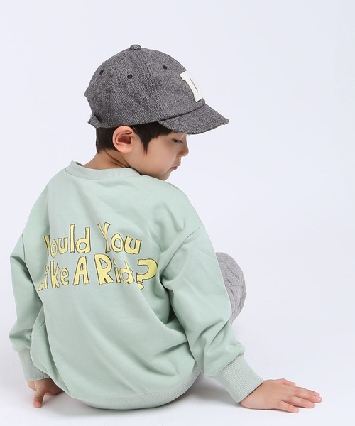 DILASH（ディラッシュ）の「ホットドッグトレーナー（スウェット・キッズ・ピンク/ミント・110/100/90/80/140/130/120）」の5枚目の写真