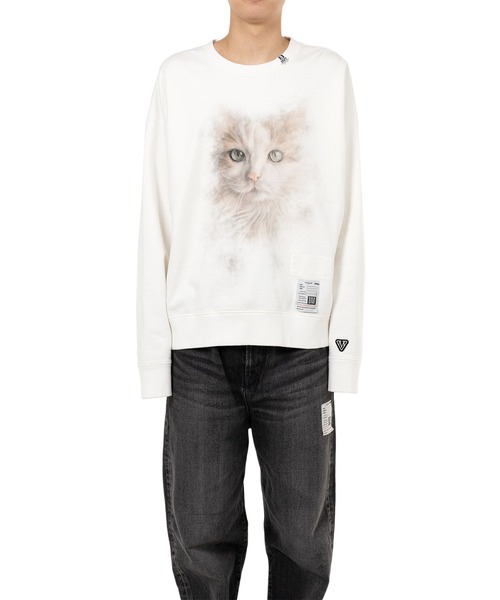 Cat Printed Sweatshirt（スウェット）｜Maison MIHARA YASUHIRO