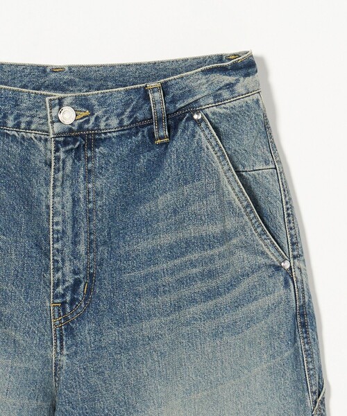 ASTRAET（アストラット）の「＜ASTRAET＞ルーファ ペインター デニムパンツ UNISEX（デニムパンツ・レディース・ライトブルー・2/0/00/1）」の20枚目の写真