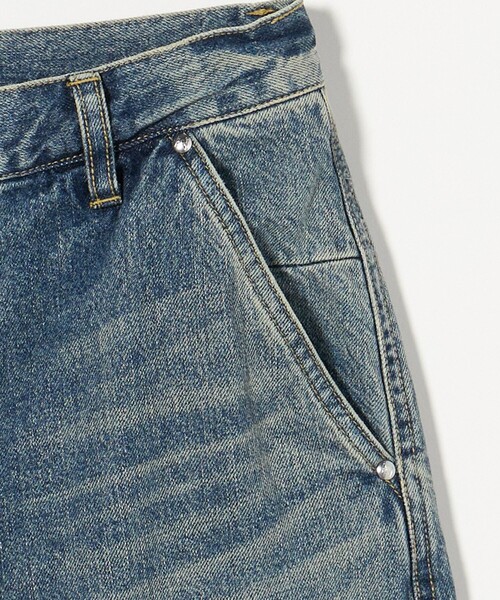 ASTRAET（アストラット）の「＜ASTRAET＞ルーファ ペインター デニムパンツ UNISEX（デニムパンツ・レディース・ライトブルー・2/0/00/1）」の21枚目の写真