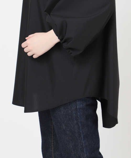 journal standard L'essage（ジャーナルスタンダードレサージュ）の「CPブロードギャザーシャツ（シャツ/ブラウス・レディース・ブルー/ブラック/ホワイト・FREE）」の18枚目の写真