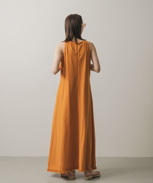 SENSE OF PLACE by URBAN RESEARCH（センスオブプレイスバイアーバンリサーチ）の「アメスリフリンジワンピース（ワンピース・レディース・アイボリー/オレンジ/ブラック・ONE/S）」の16枚目の写真
