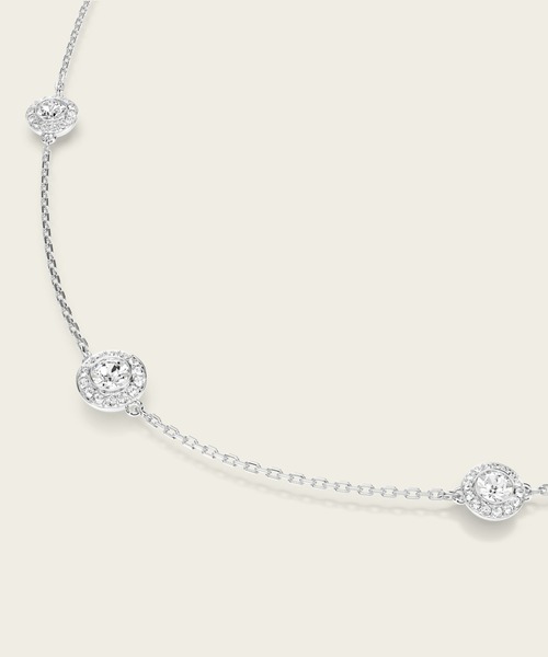 公式】【スワロフスキー】Una Angelic ネックレス, ラウンドカット