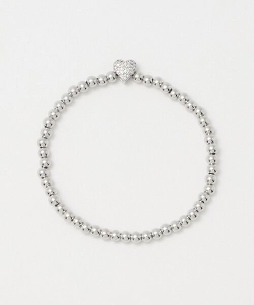 UNITED ARROWS（ユナイテッドアローズ）の「パヴェハート ブレスレット（ブレスレット・レディース・シルバー/ゴールド・FREE）」の2枚目の写真