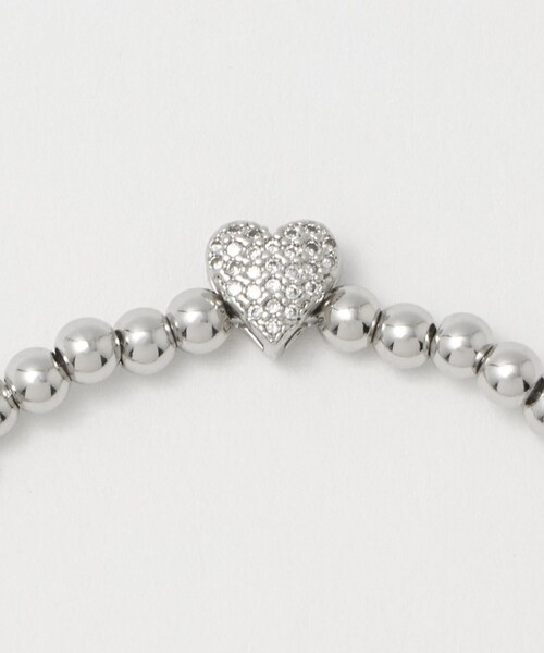 UNITED ARROWS（ユナイテッドアローズ）の「パヴェハート ブレスレット（ブレスレット・レディース・シルバー/ゴールド・FREE）」の6枚目の写真