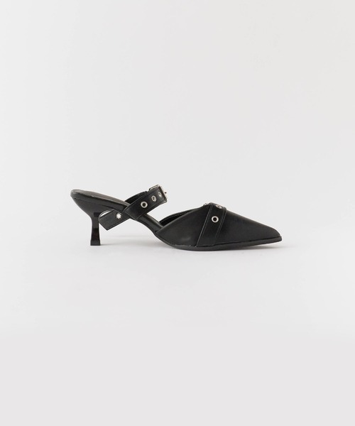 Chick（チック）の「Belt Strap Mule Pumps  / ベルトストラップミュールパンプス（パンプス・レディース・アイボリー/ブラック/シルバー・35/36/37/38）」の16枚目の写真