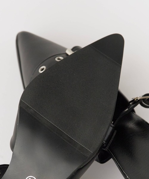 Chick（チック）の「Belt Strap Mule Pumps  / ベルトストラップミュールパンプス（パンプス・レディース・アイボリー/ブラック/シルバー・35/36/37/38）」の13枚目の写真