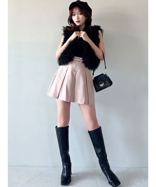 RESEXXY(リゼクシー)の「スクエアトゥロングブーツ(ブーツ・レディース・ブラック/ブラウン・LARGE/MEDIUM/SMALL)」の8枚目の写真