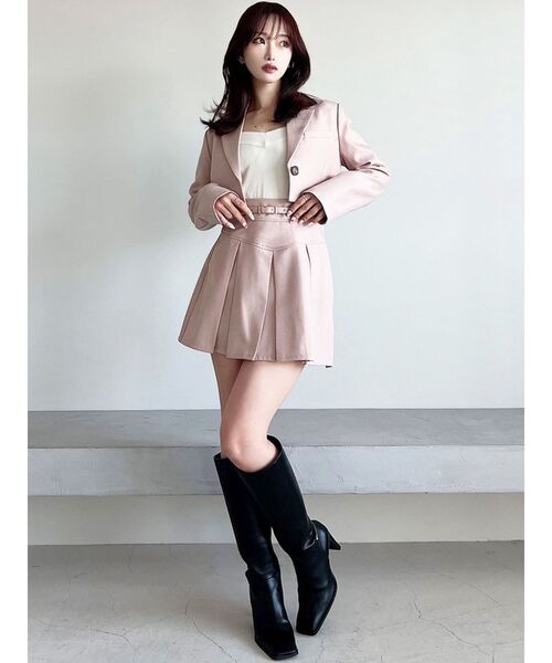 RESEXXY(リゼクシー)の「スクエアトゥロングブーツ(ブーツ・レディース・ブラック/ブラウン・LARGE/MEDIUM/SMALL)」の9枚目の写真