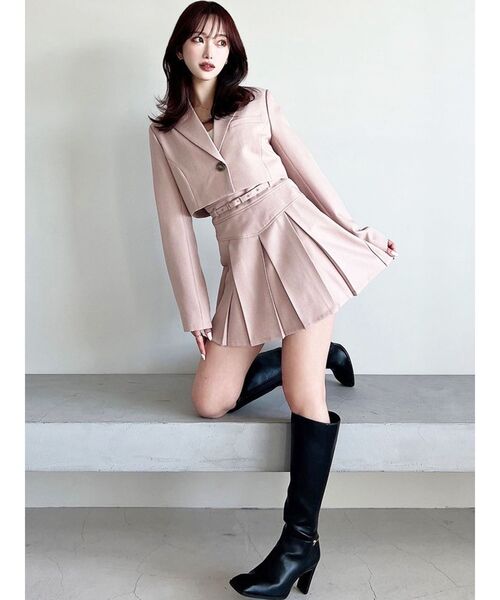 RESEXXY(リゼクシー)の「スクエアトゥロングブーツ(ブーツ・レディース・ブラック/ブラウン・LARGE/MEDIUM/SMALL)」の10枚目の写真