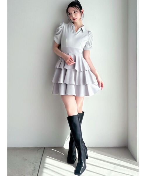 RESEXXY(リゼクシー)の「スクエアトゥロングブーツ(ブーツ・レディース・ブラック/ブラウン・LARGE/MEDIUM/SMALL)」の13枚目の写真