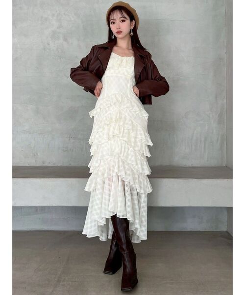 RESEXXY(リゼクシー)の「スクエアトゥロングブーツ(ブーツ・レディース・ブラック/ブラウン・LARGE/MEDIUM/SMALL)」の19枚目の写真