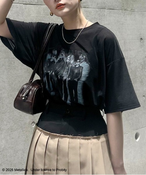 新品未使用　Ameri♡ PINCH SLEEVE KNIT TOP♡ Ameri（アメリ）の「PINCH SLEEVE KNIT TOP（Tシャツ/カットソー