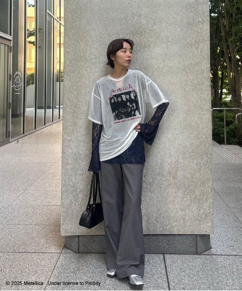 新品 Ameri MEDI LLICA SHEER TEE アイボリー 新品 Ameri MEDI METALLICA SHEER TEE アイボリー - メルカリ