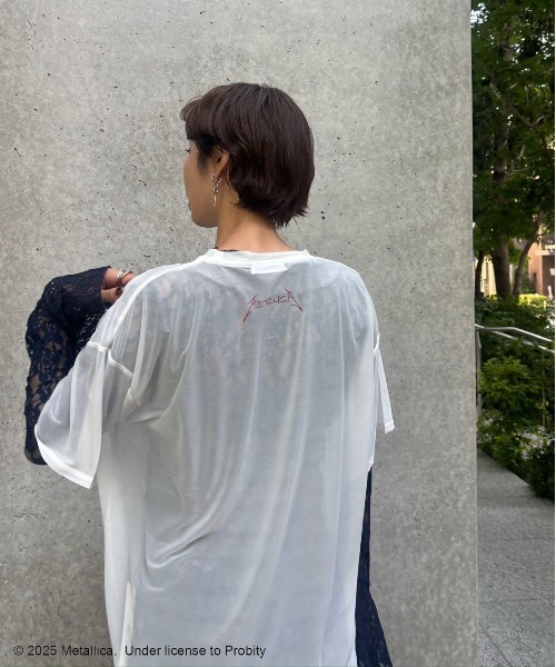 新品 Ameri MEDI LLICA SHEER TEE アイボリー 新品 Ameri MEDI METALLICA SHEER TEE アイボリー - メルカリ