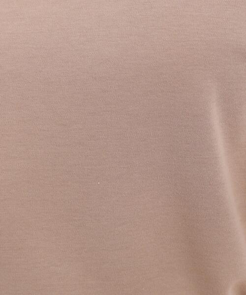 DRESKIP(ドレスキップ)の「【汗ジミ防止/ひんやり/UV】フリルスリーブTシャツ(Tシャツ/カットソー・レディース・ブラック/ダークブラウン/グリーン/オフホワイト・04/03/02/01)」の15枚目の写真