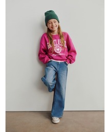 GAP（ギャップ）の「ハイライズ ストライド ワイド アンクルデニム (キッズ)（デニムパンツ・キッズ）」