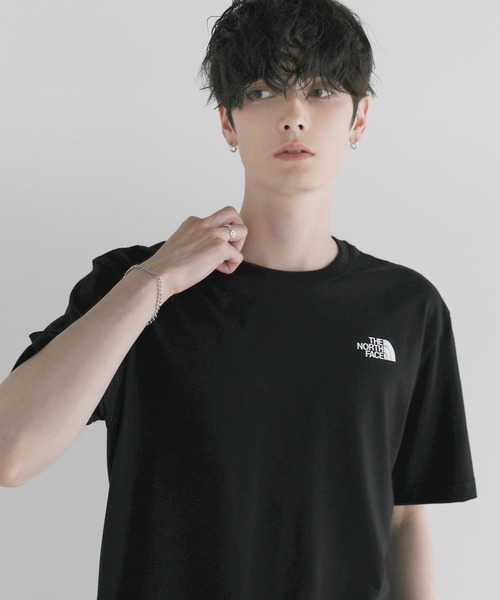 THE NORTH FACE(ザノースフェイス)の「【THE NORTH FACE/ザノースフェイス】日本未発売 コットンワンポイントロゴTシャツ M'S COTTON BASIC R/TEE(Tシャツ/カットソー・メンズ・ブラック/ホワイト・S/M/L/XL)」の7枚目の写真