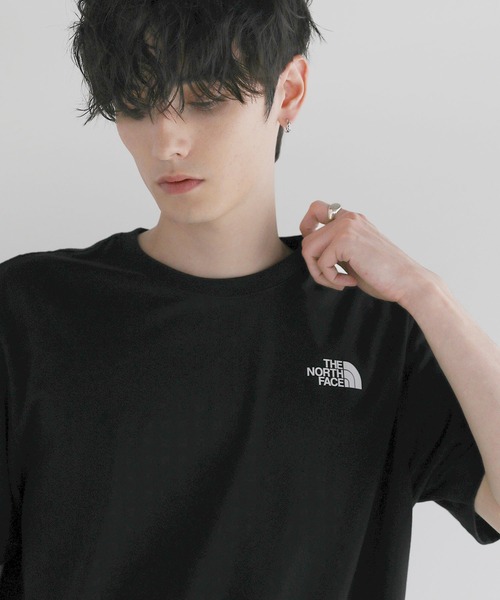 THE NORTH FACE(ザノースフェイス)の「【THE NORTH FACE/ザノースフェイス】日本未発売 コットンワンポイントロゴTシャツ M'S COTTON BASIC R/TEE(Tシャツ/カットソー・メンズ・ブラック/ホワイト・S/M/L/XL)」の8枚目の写真
