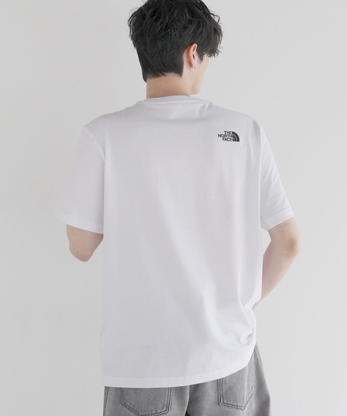 THE NORTH FACE(ザノースフェイス)の「【THE NORTH FACE/ザノースフェイス】日本未発売 コットンワンポイントロゴTシャツ M'S COTTON BASIC R/TEE(Tシャツ/カットソー・メンズ・ブラック/ホワイト・S/M/L/XL)」の5枚目の写真