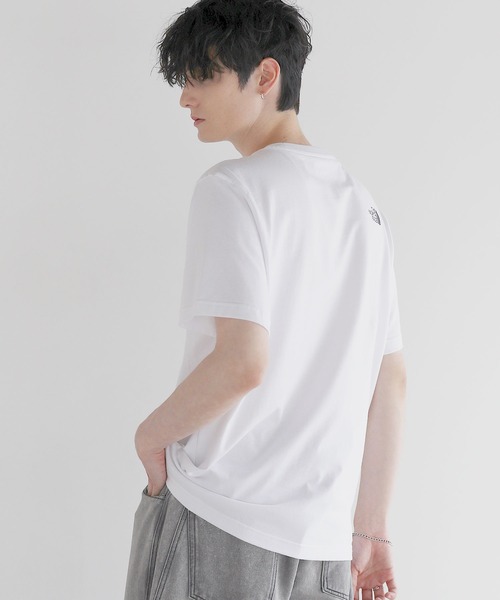 THE NORTH FACE(ザノースフェイス)の「【THE NORTH FACE/ザノースフェイス】日本未発売 コットンワンポイントロゴTシャツ M'S COTTON BASIC R/TEE(Tシャツ/カットソー・メンズ・ブラック/ホワイト・S/M/L/XL)」の6枚目の写真