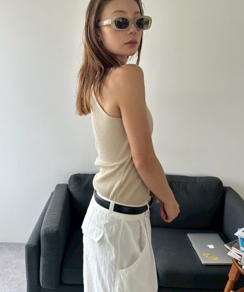 HANNE（アン）の「ナイロンカーゴパンツ（カーゴパンツ・レディース・ホワイト/ネイビー・SMALL/MEDIUM）」の11枚目の写真