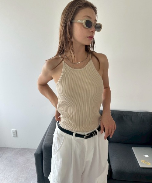 HANNE（アン）の「ナイロンカーゴパンツ（カーゴパンツ・レディース・ホワイト/ネイビー・SMALL/MEDIUM）」の12枚目の写真