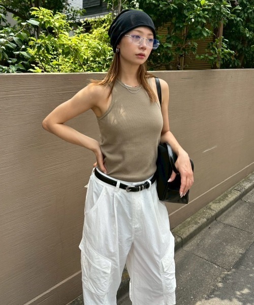 HANNE（アン）の「ナイロンカーゴパンツ（カーゴパンツ・レディース・ホワイト/ネイビー・SMALL/MEDIUM）」の19枚目の写真