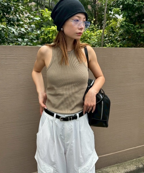 HANNE（アン）の「ナイロンカーゴパンツ（カーゴパンツ・レディース・ホワイト/ネイビー・SMALL/MEDIUM）」の20枚目の写真