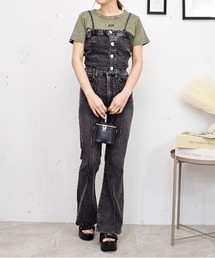 ミジェーン　セットアップ バックチェックジャケットパンツセットアップ｜オフィス