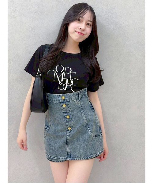 dazzlin コルセットデニムスカパン dazzlin（ダズリン）の「コルセットデニムミニスカパン（デニム